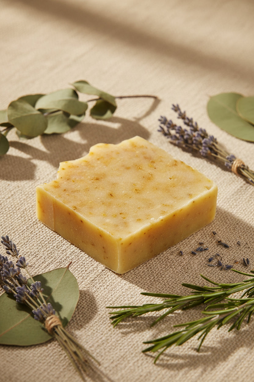 Lemon, Turmeric & Oat Handmade Soap