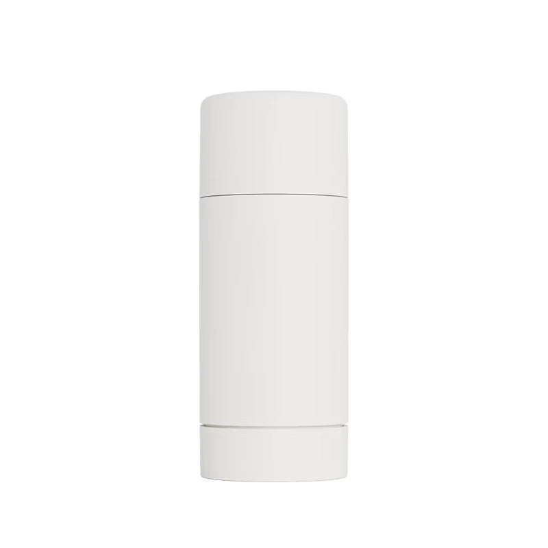 Empty Deodorant round Container 15G 75G Stocks Plastic Fragrant Antiperspirant Twist Face Matte Black for Clear Fragrance