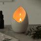 Custom Logo Wholesale Ceramic Massage Vessel Beige Pottery Pouring Candle Jars with Pour Spout