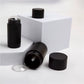 Empty Deodorant round Container 15G 75G Stocks Plastic Fragrant Antiperspirant Twist Face Matte Black for Clear Fragrance