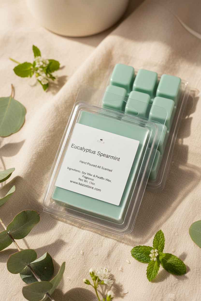 Handcrafted Eucalyptus Wax Melts for Relaxation
