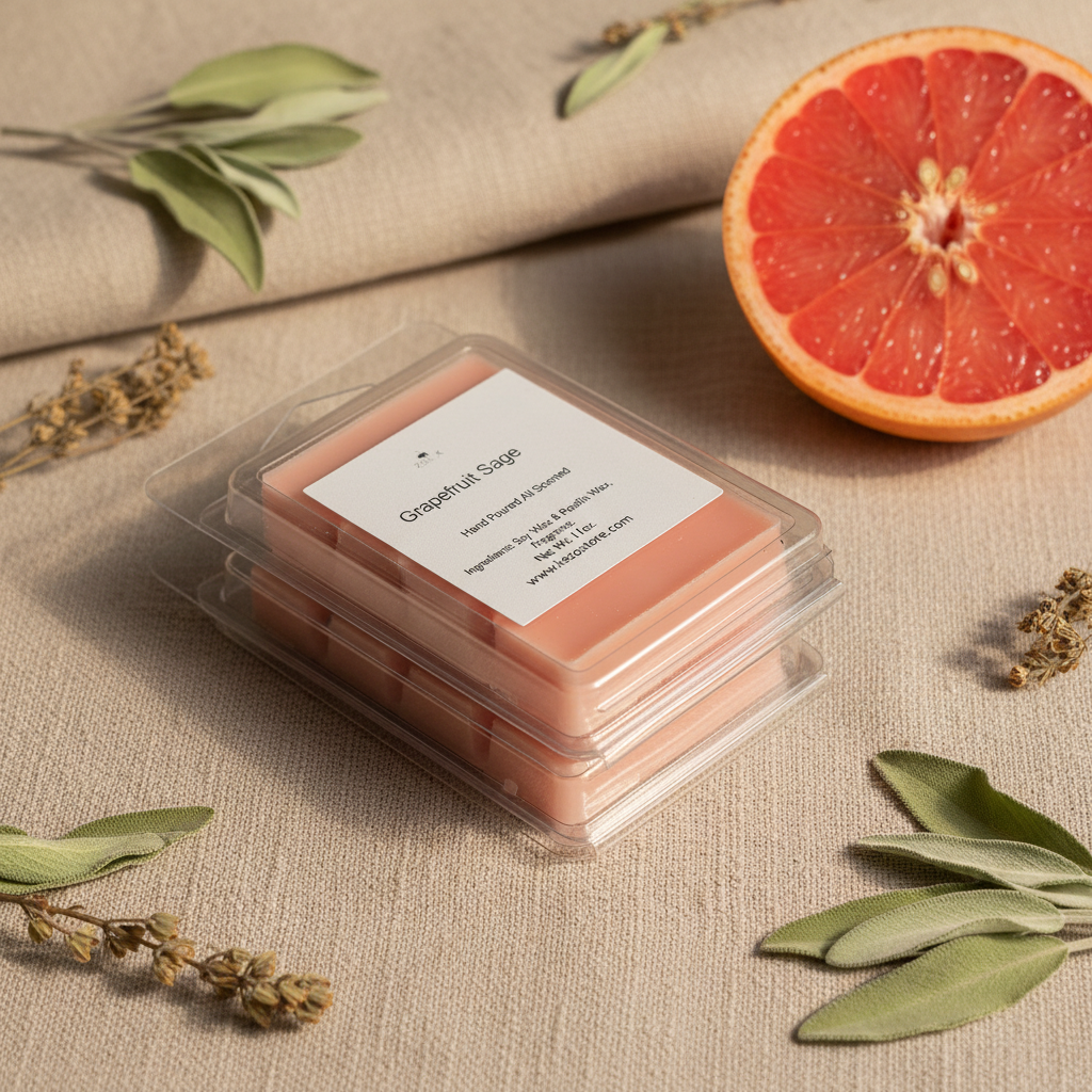 Grapefruit & Sage Soy Wax Melts