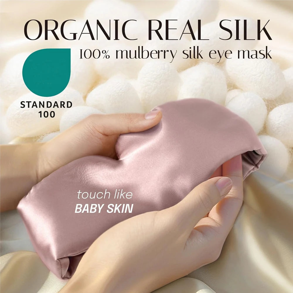 Luxury Silk Sleeping Mask – Sleep Better, Anywhere