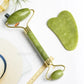 Natural Jade Roller & Gua Sha Set – Double-Ended Facial Massager