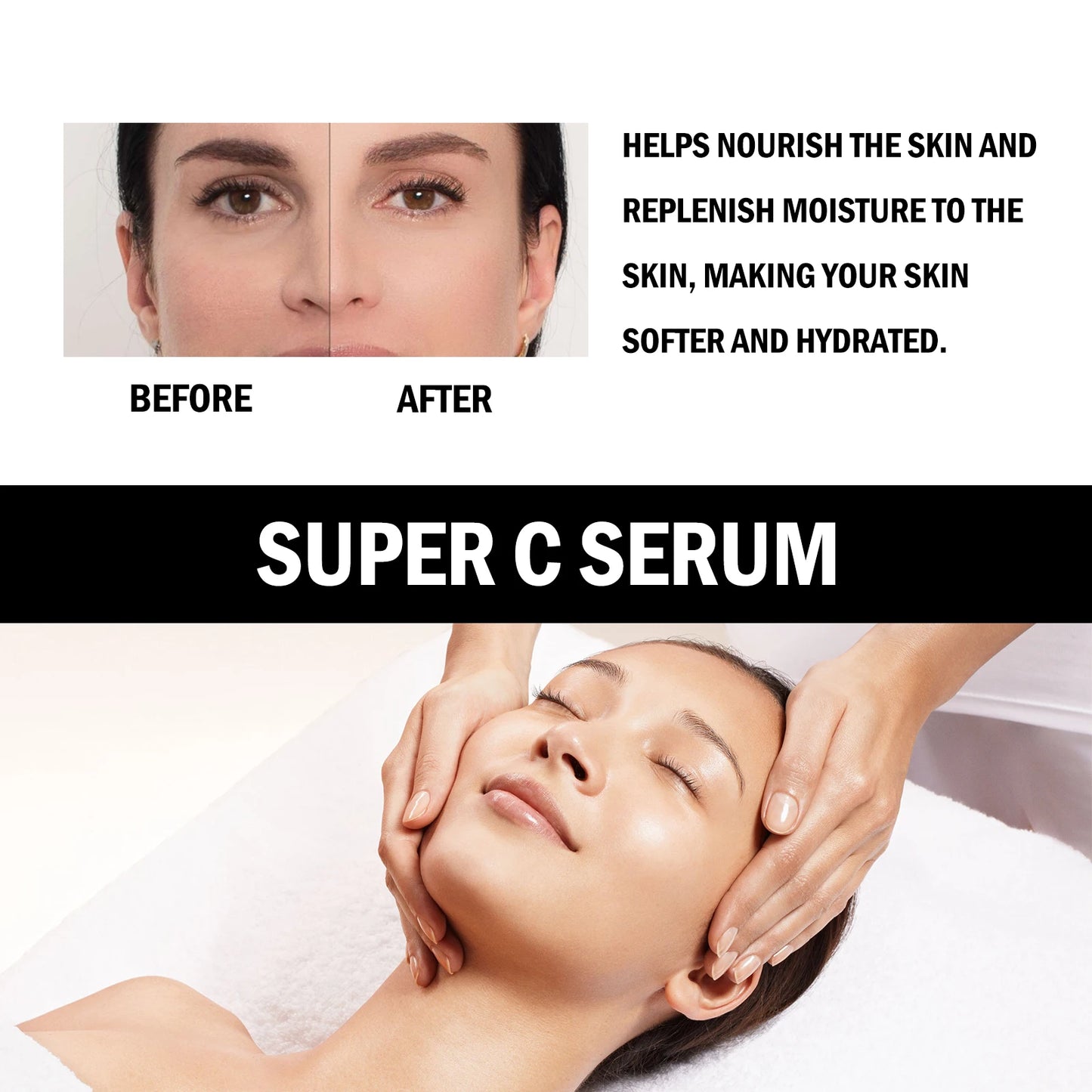 Vitamin C & Niacinamide Face Serum – Dark Spot Removal & Brightening Essence