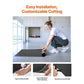 6.6ft x 3ft PVC Yoga & Pilates Fitness Mat Set