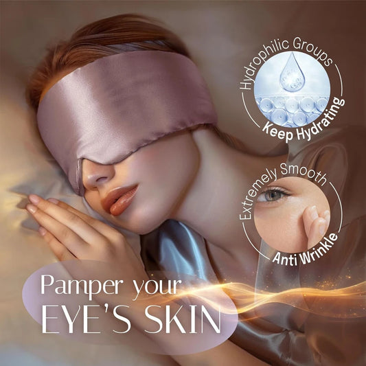 Luxury Silk Sleeping Mask – Sleep Better, Anywhere