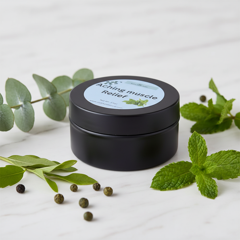 Aching Muscle Relief Balm - Professional Product Photo
