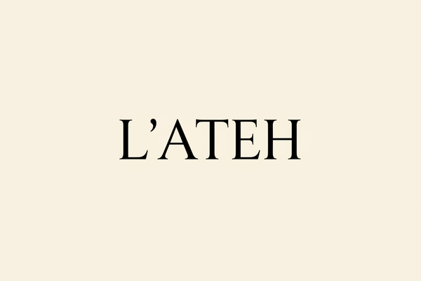 L'ATEH Logo - Black on Warm